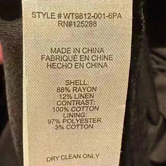 NWT JASON WU Black‎ Linen Maxi Dress Crochet Size L - Picture 7 of 10